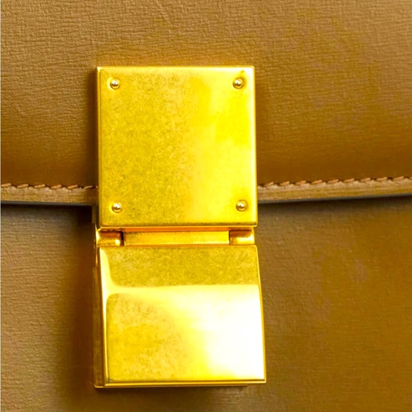 SOLD Celine Medium Classic Box Flap Brown/Camel Calfskin bag - Picture 3 of 12